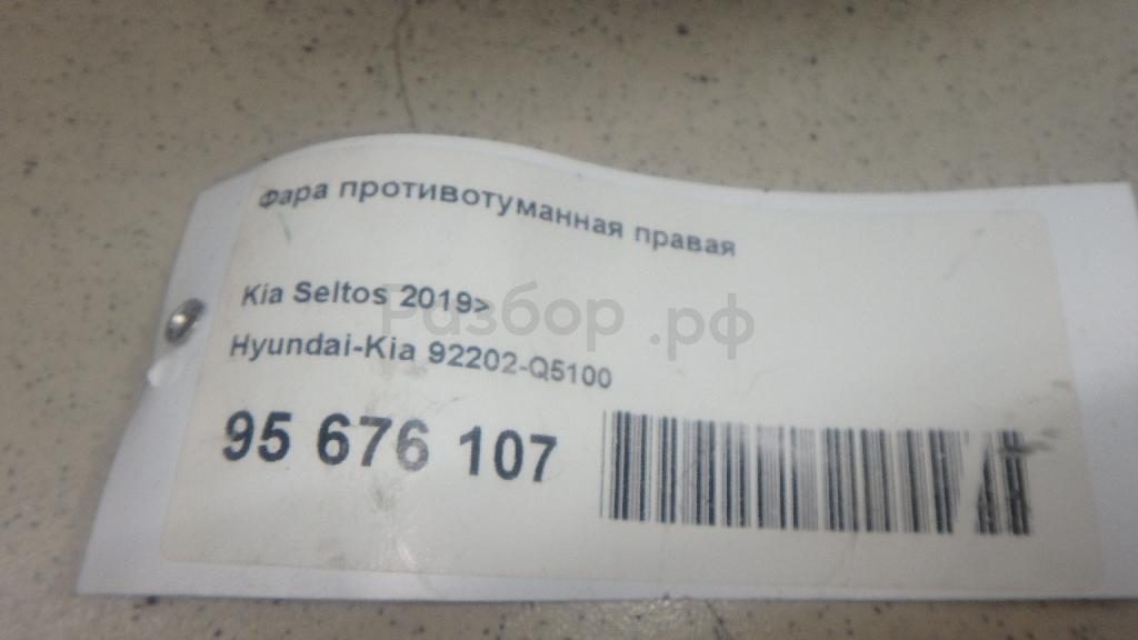 Фара противотуманная правая